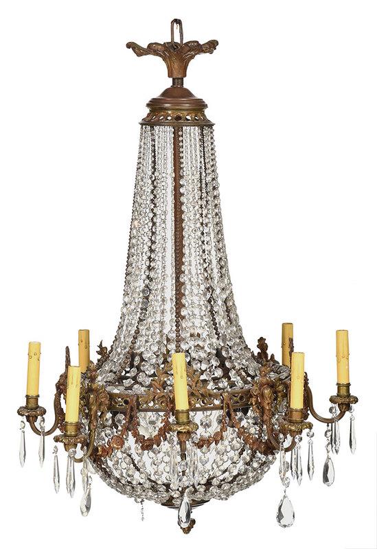Louis XVI Style Eight Light Chandelier (1 of 6)