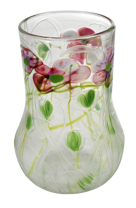 Tiffany Favrile Engraved Millefiori Paperweight Vase (1 of 8)