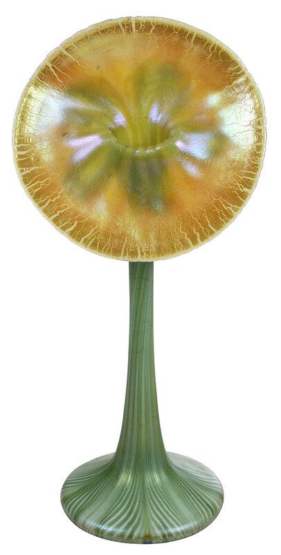 Quezal Jack in the Pulpit Art Glass Vase (1 of 9)