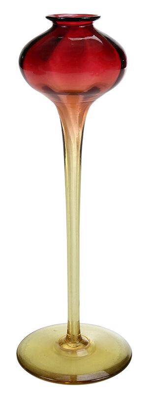 Libbey Amberina Art Glass Vase (1 of 6)