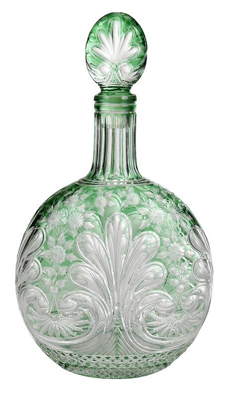 Stevens & Williams Attributed Cut Glass Decanter (1 of 9)