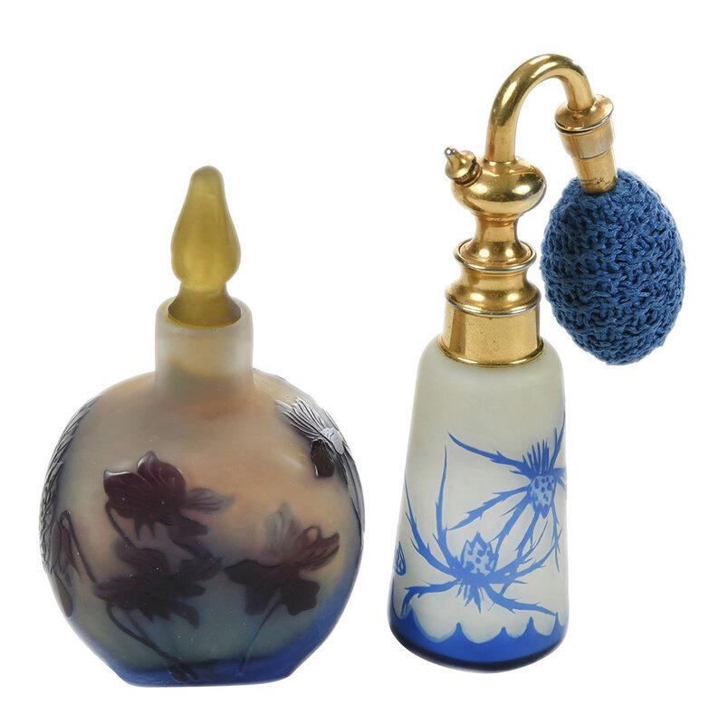 Two Cameo Glass Perfumes, Gall‚ and Richard (1 of 7)