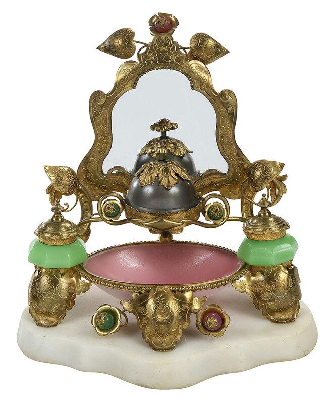 French Palais Royal Mirrored Vanity Set (1 of 7)