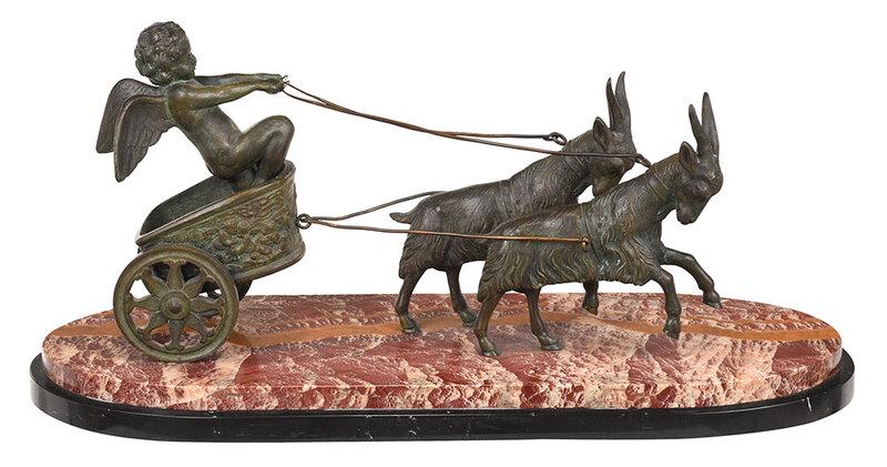 Grand Tour Bronze Cupid Figural Group (1 of 4)