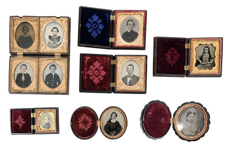 Nine Ambrotypes, One Framed Print (1 of 9)