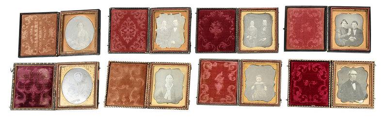 Eight Assorted Daguerreotypes (1 of 10)