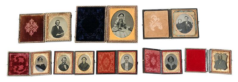 Nine Ambrotypes in Eight Cases (1 of 10)
