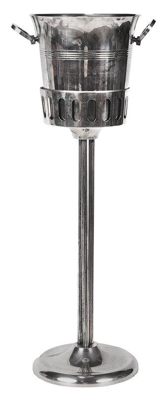 French Silver Plate Ice Bucket and Stand (1 of 7)