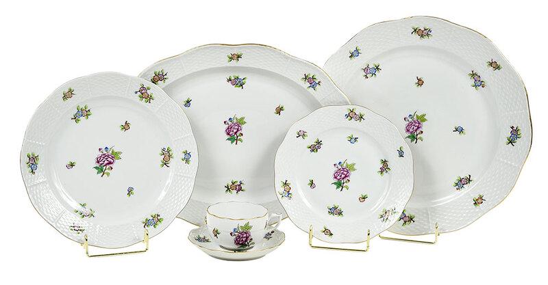 34 Piece Herend "Eton" Porcelain Service (1 of 7)