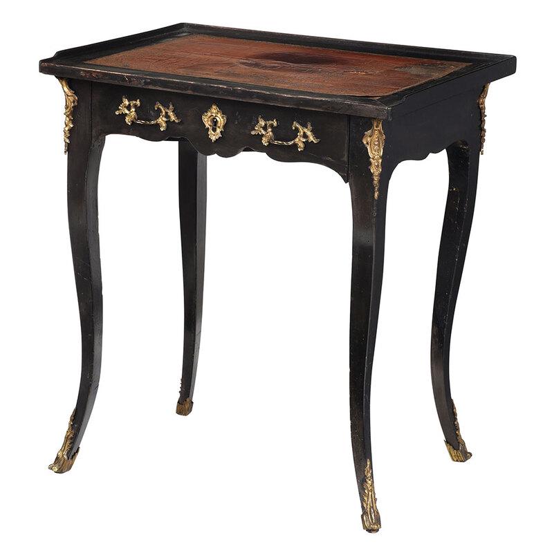 Louis XV Style Bronze Mounted Writing Table (1 of 5)