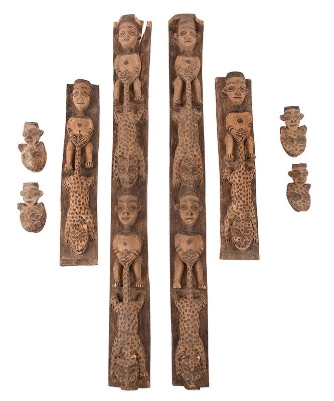 Eight West African Carved Architectural Elements (1 of 7)