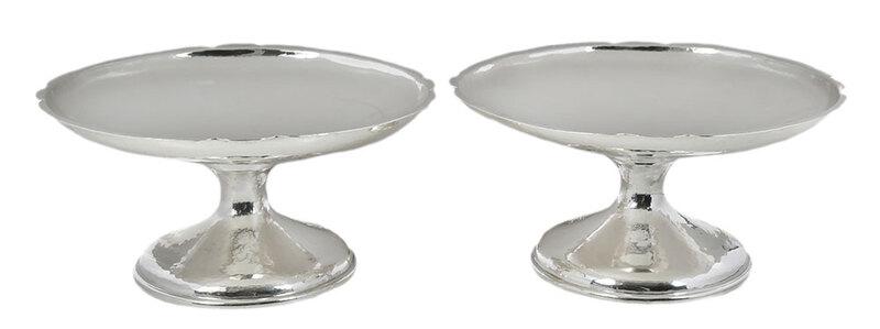 Pair Novick Arts & Crafts Sterling Tazzas (1 of 6)