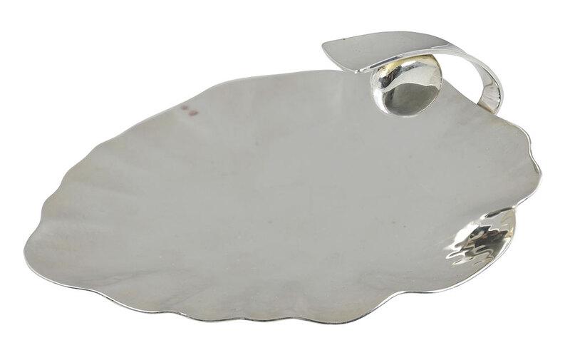 Allan Adler Sterling Leaf Dish (1 of 5)