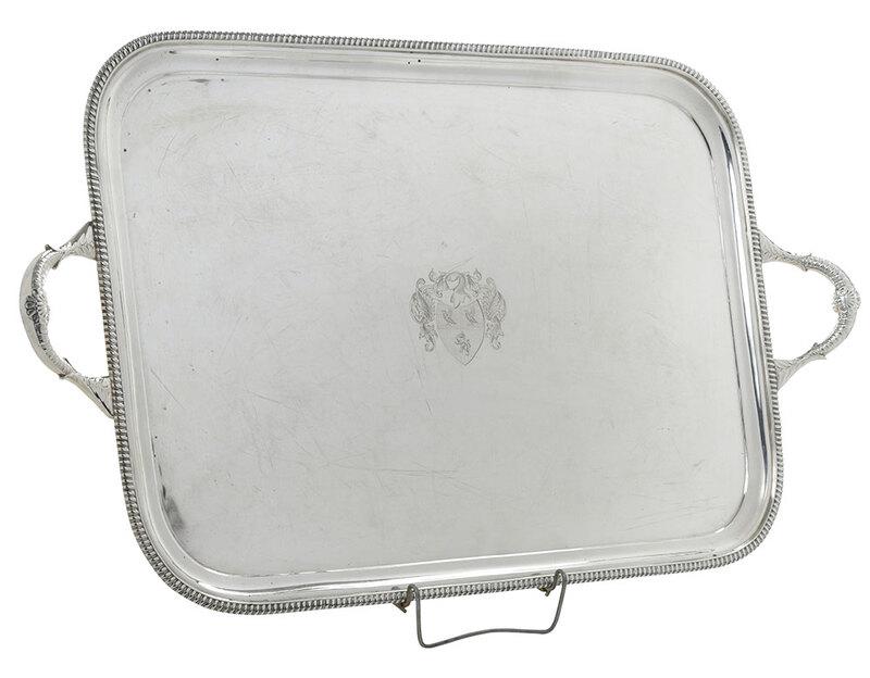 Sterling Two Handle Tray (1 of 8)