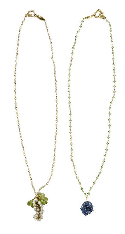 Two 18kt. Gemstone Necklaces (1 of 7)