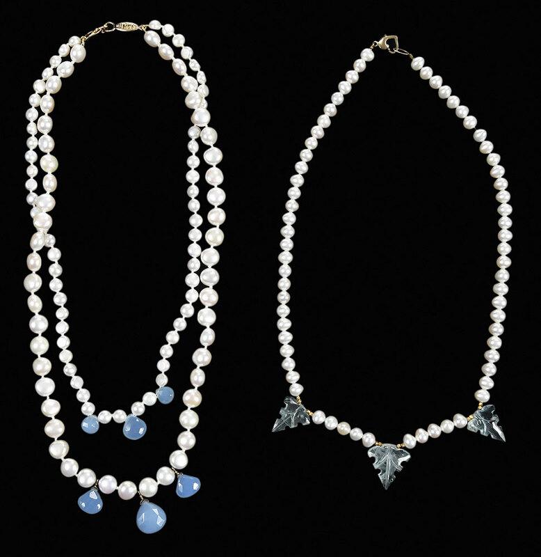 Two 14kt. Gemstone Necklaces (1 of 8)