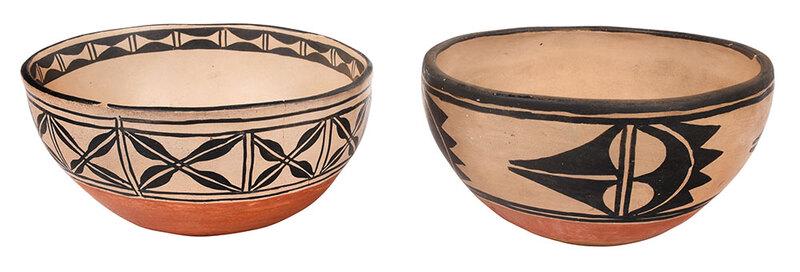 Two Santo Domingo Polychrome Bowls (1 of 9)
