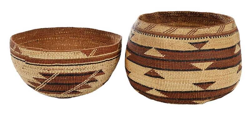 Two Northern California Yukok/Karok Baskets (1 of 7)
