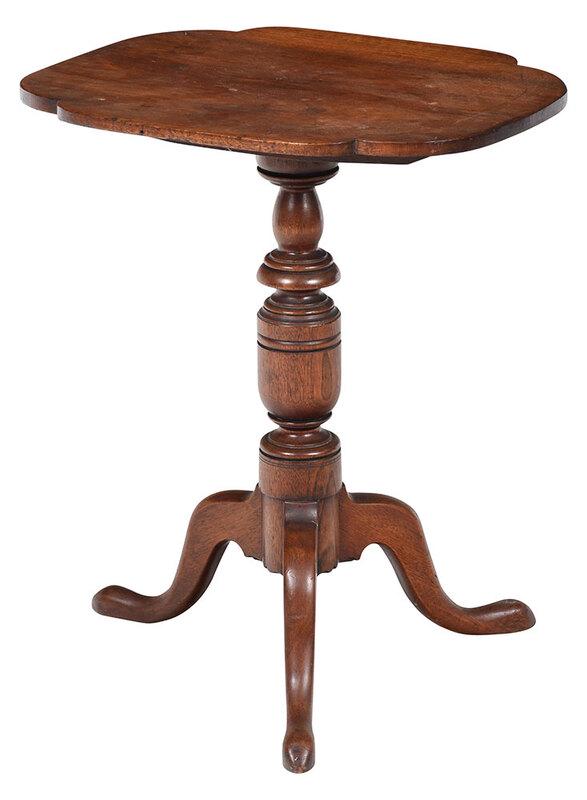 Southern Federal Walnut Tilt Top Candlestand (1 of 4)