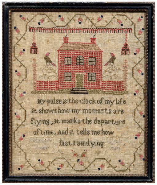 House and verse needlework,