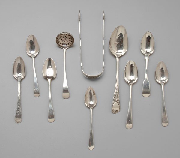 English silver flatware, Bateman