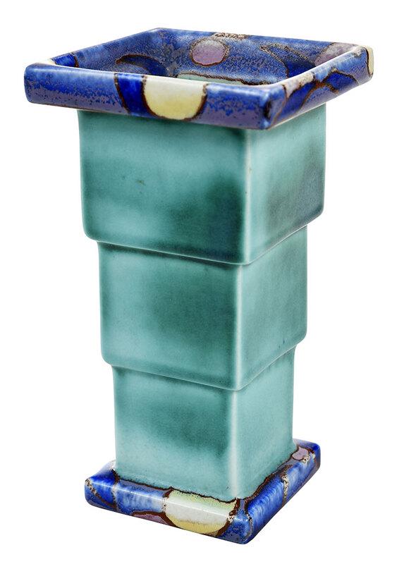 Clarice Cliff "Inspiration" Stepped Vase (1 of 7)