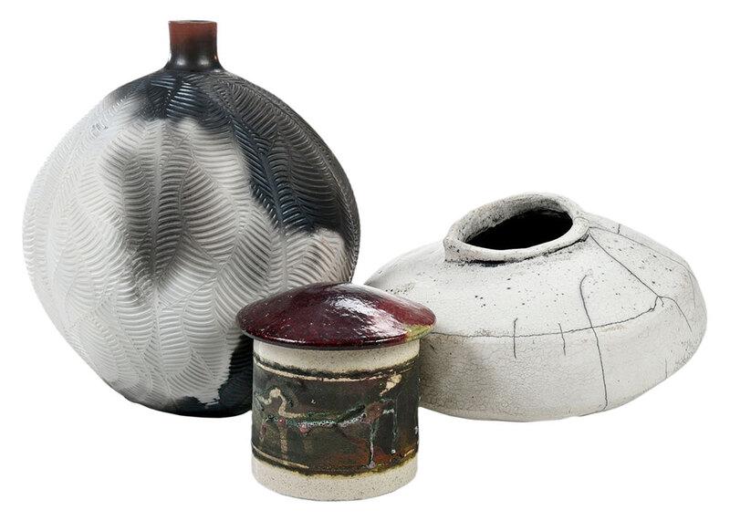 Three Contemporary American Art Pottery Vessels (1 of 12)