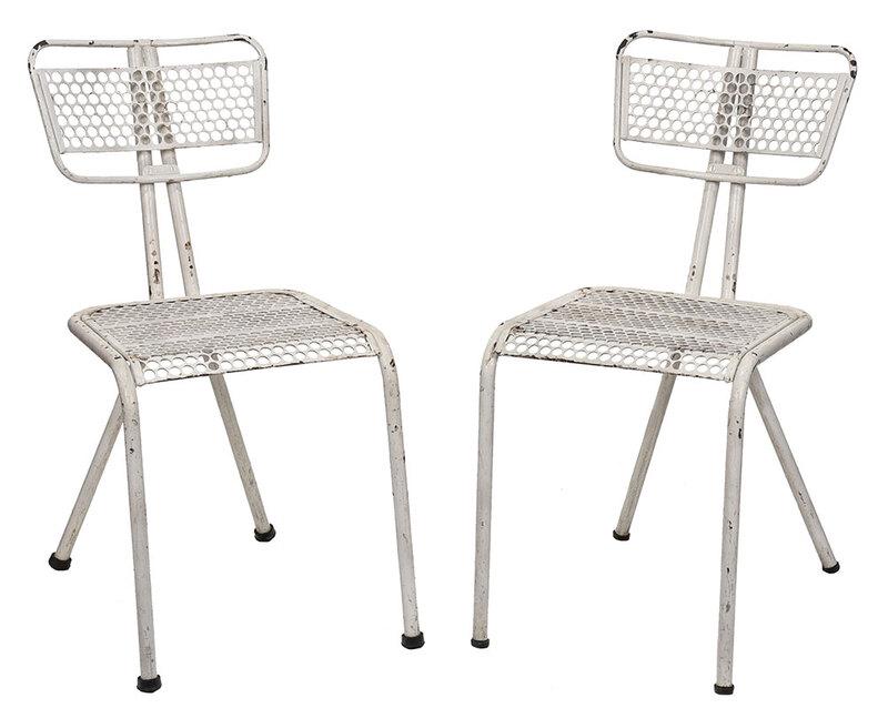 Pair of Mid Century Rene Malaval "Radar" Chairs (1 of 6)