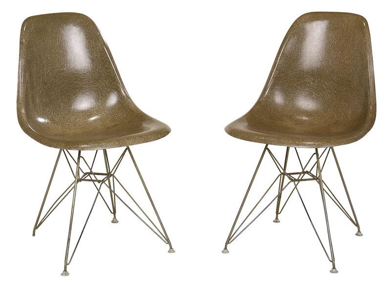 Pair Vintage Herman Miller Eames Side Chairs (1 of 9)