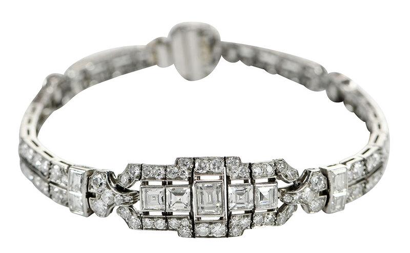 Platinum Diamond Bracelet (1 of 8)