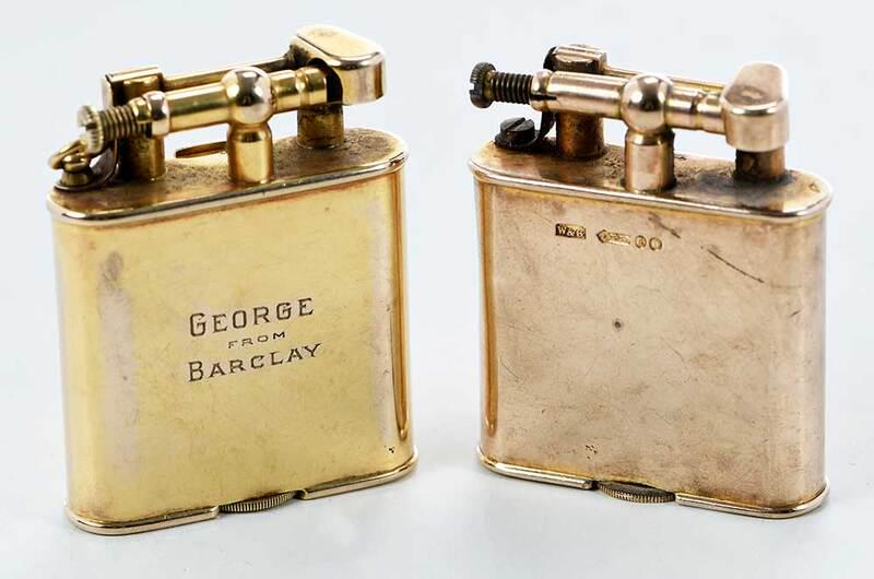 Two English Gold Lighters
