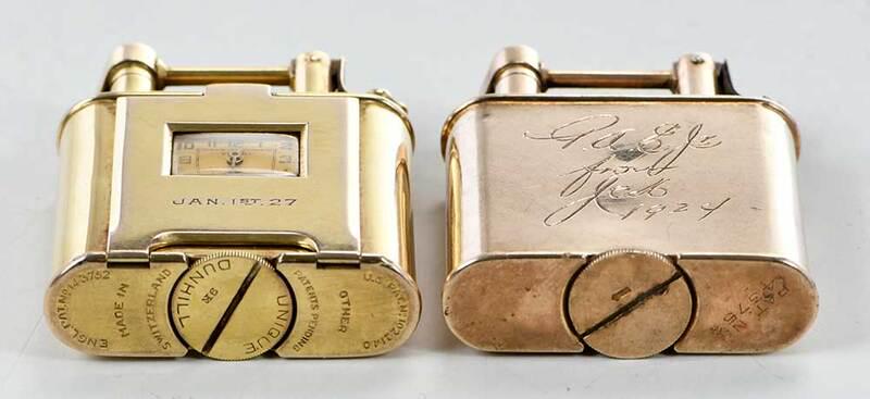 Two English Gold Lighters