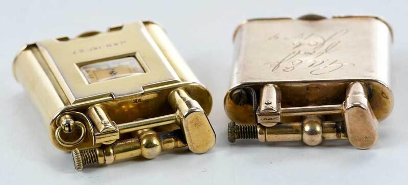 Two English Gold Lighters
