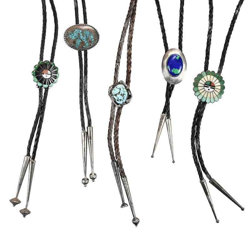Five Gemstone Bolo Ties (1 of 7)