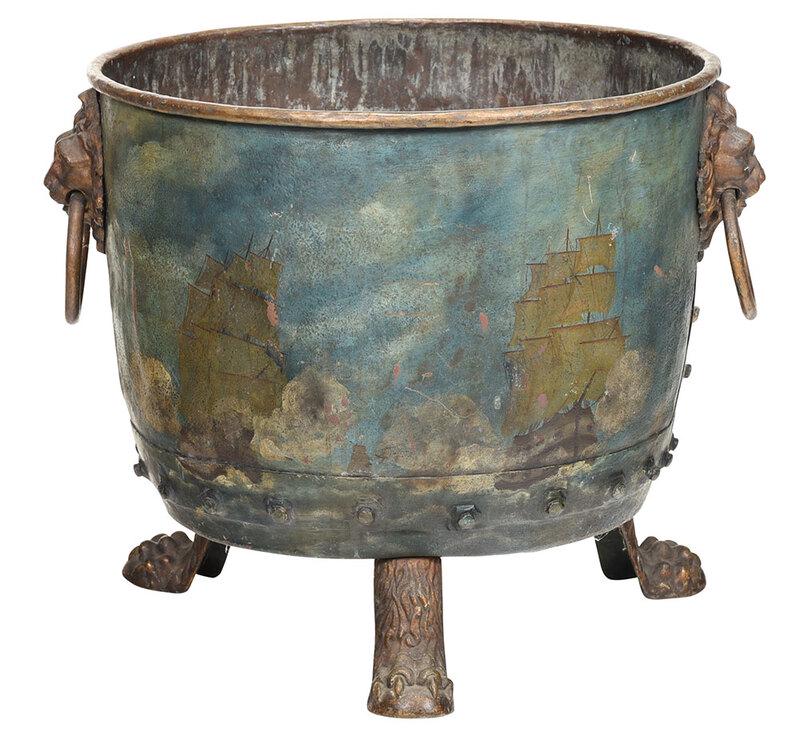Regency Style Brass Firewood Bucket (1 of 5)