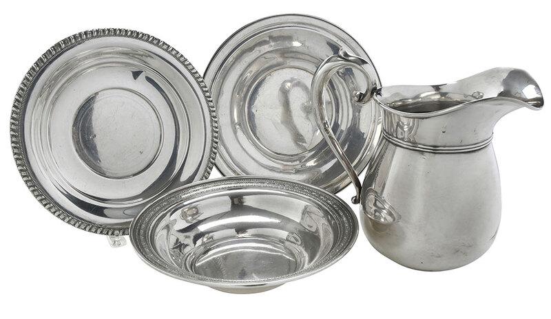 Four Pieces Sterling Hollowware (1 of 9)