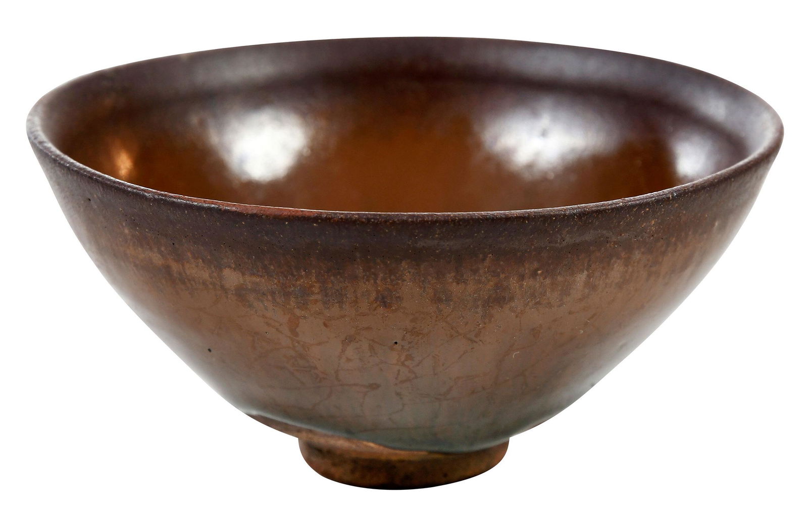 Chinese "Hare's Fur" Glazed Tea Bowl (1 of 7)