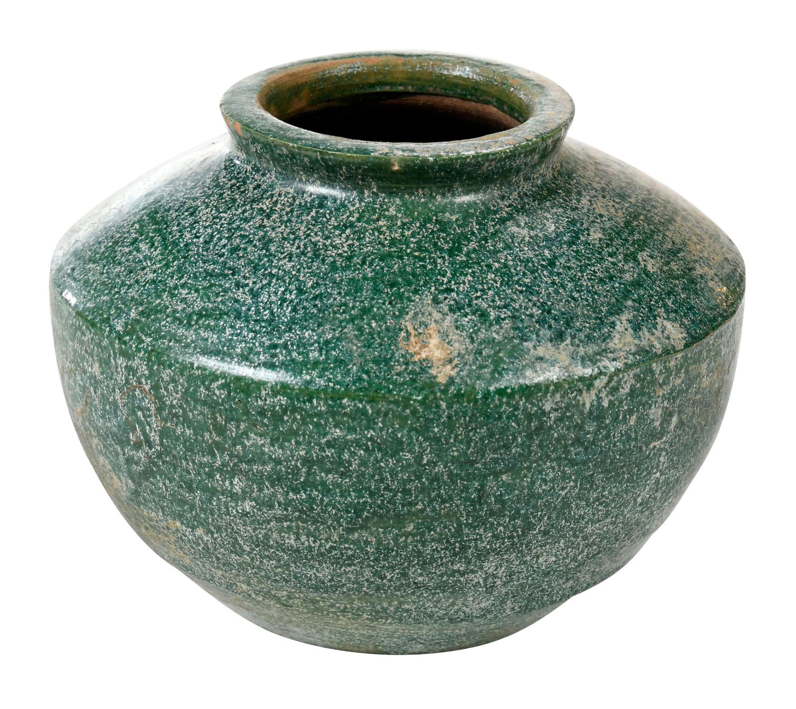 An Early Chinese Green Glazed Terracotta Jar (1 of 7)