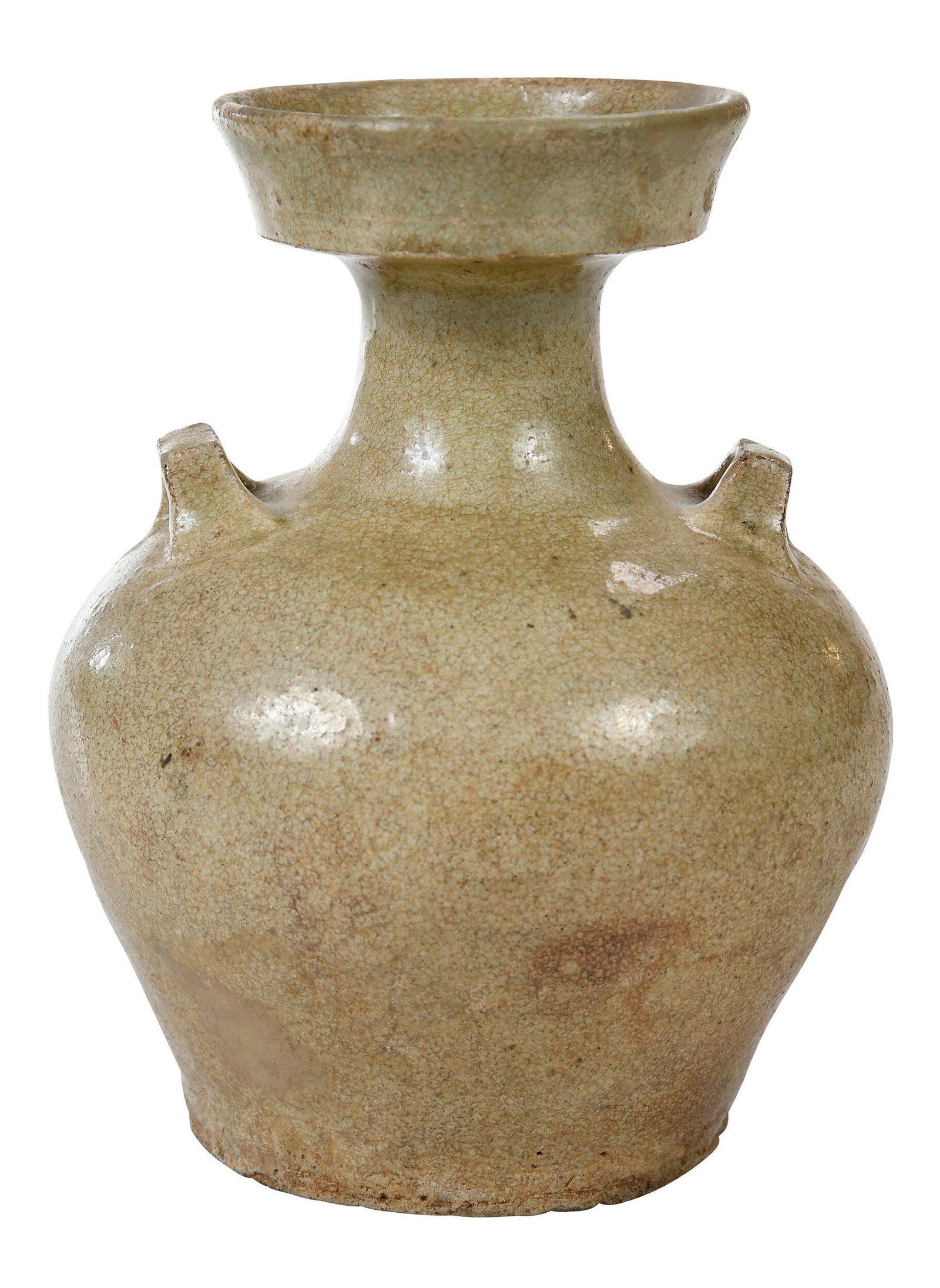 Chinese Yueyao Type Celadon Stoneware Jar (1 of 9)
