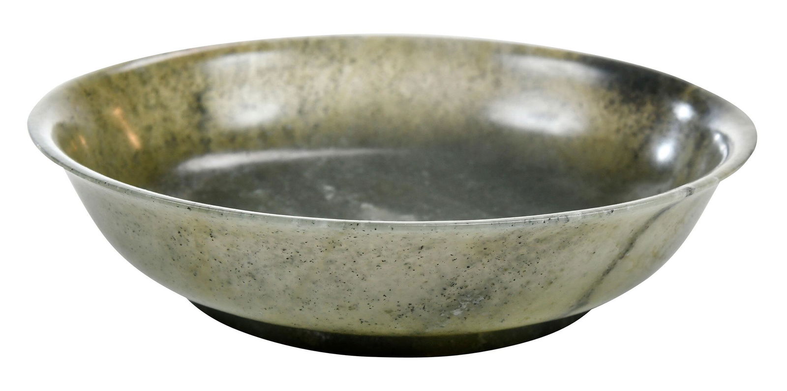 Chinese Green Hardstone Bowl (1 of 9)