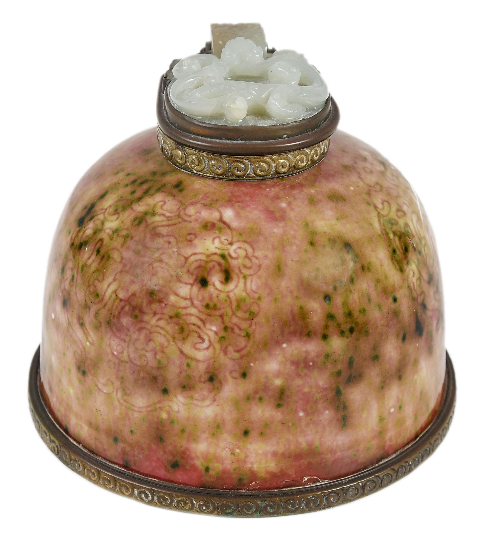 Chinese Peach Bloom Glazed Water Pot, Taibo Zun (1 of 19)