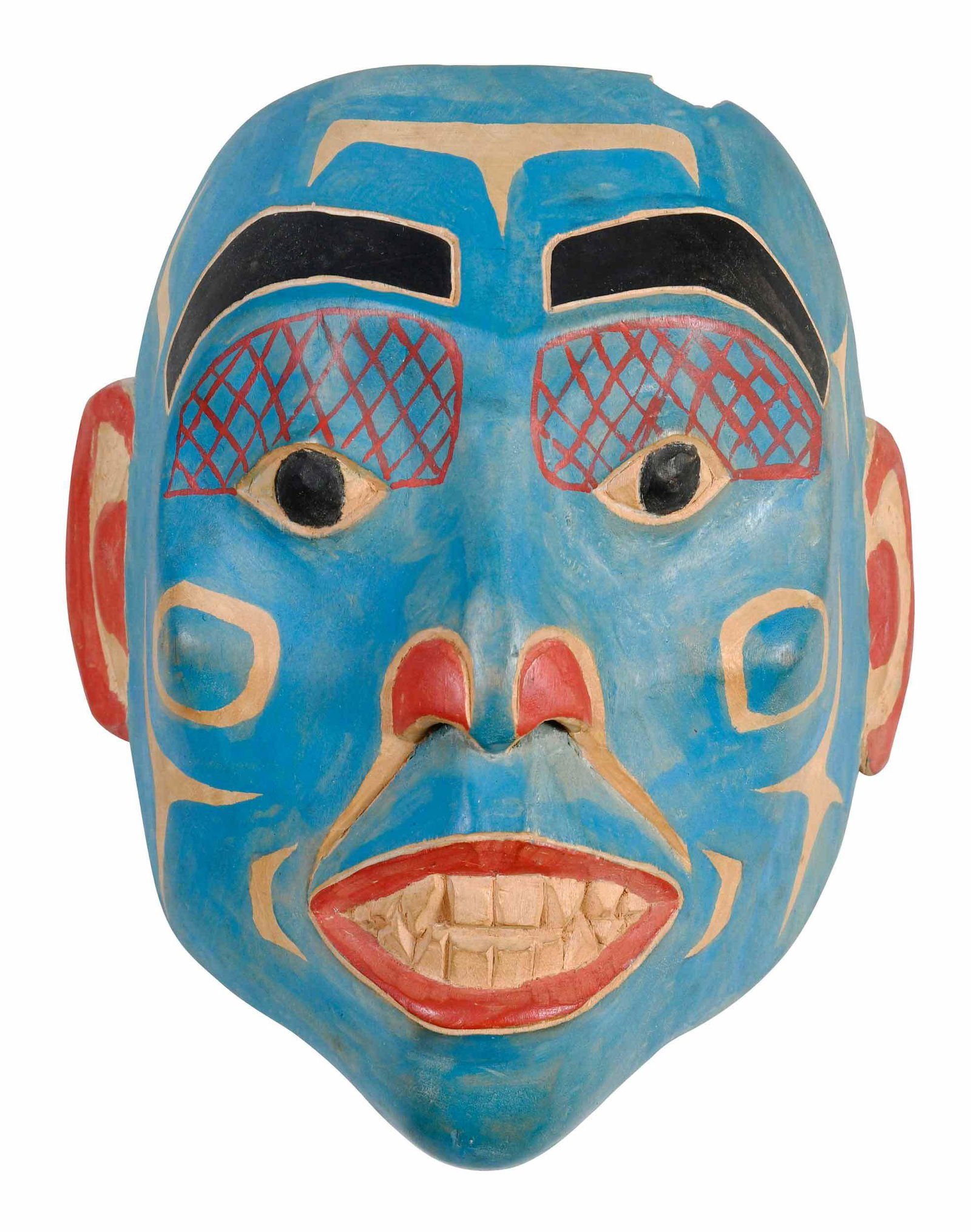 Northwest Coast Carved Portrait Mask (1 of 5)