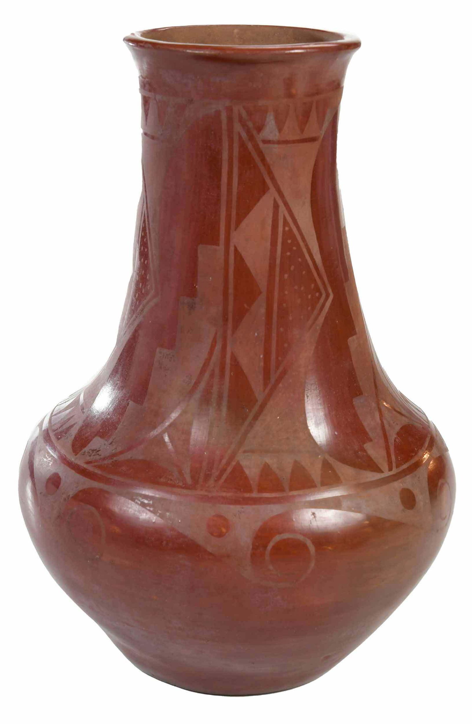 Tonita Roybal Redware Jar (1 of 6)