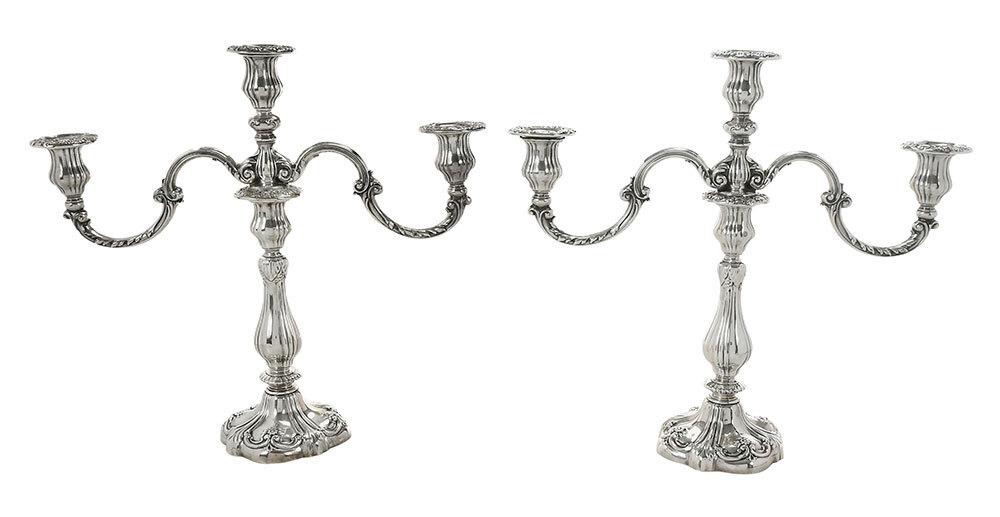 Pair of Gorham Sterling Candelabra (1 of 8)