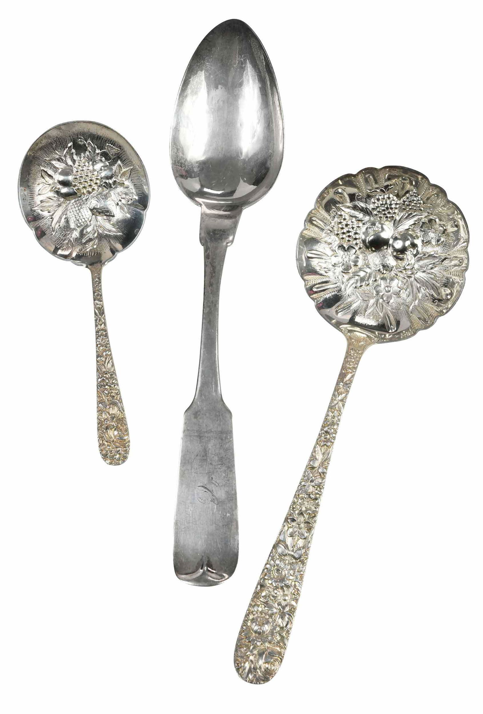Three Pieces Silver Flatware (1 of 3)