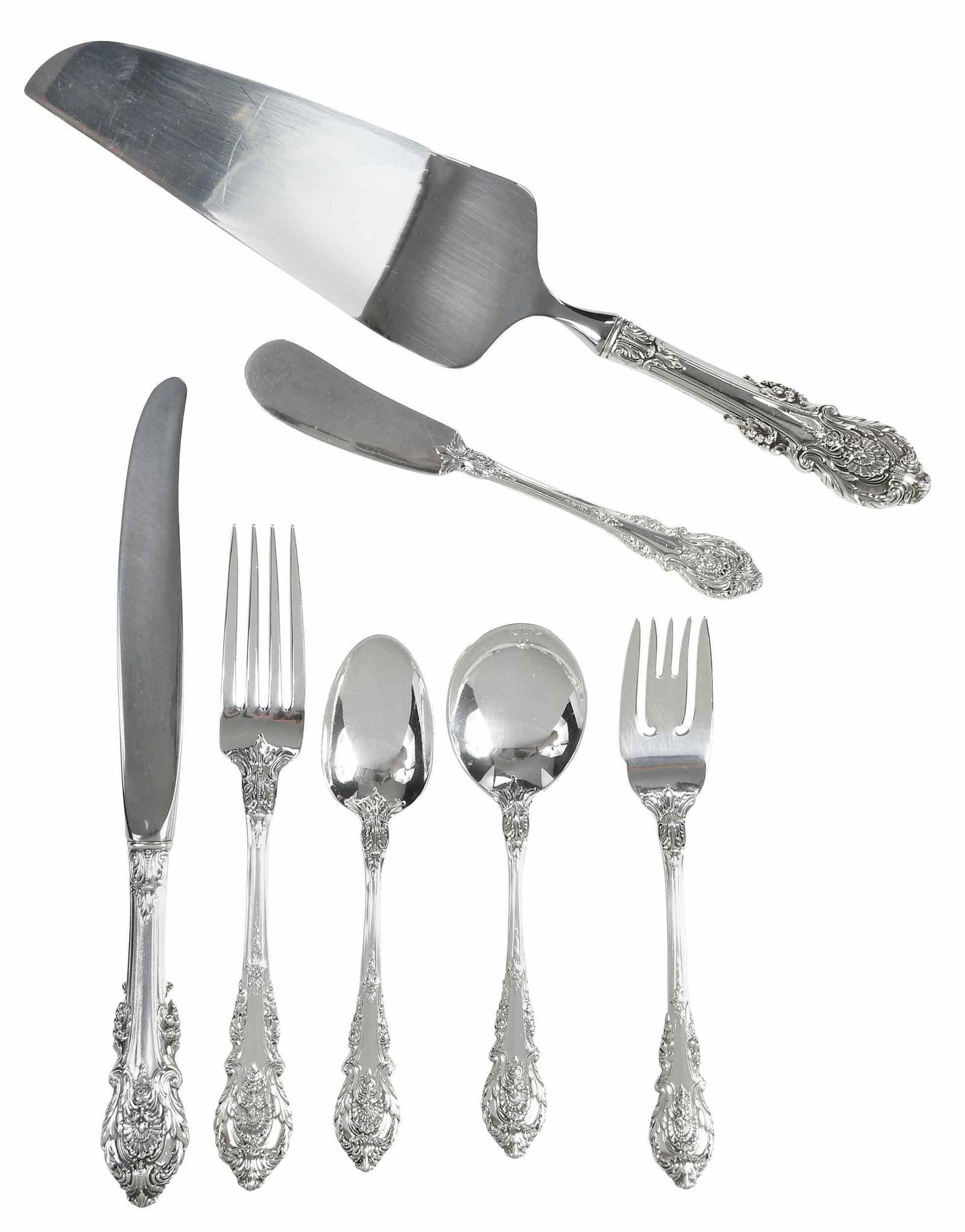 Wallace Sir Christopher Sterling Flatware, 49 Pieces (1 of 4)