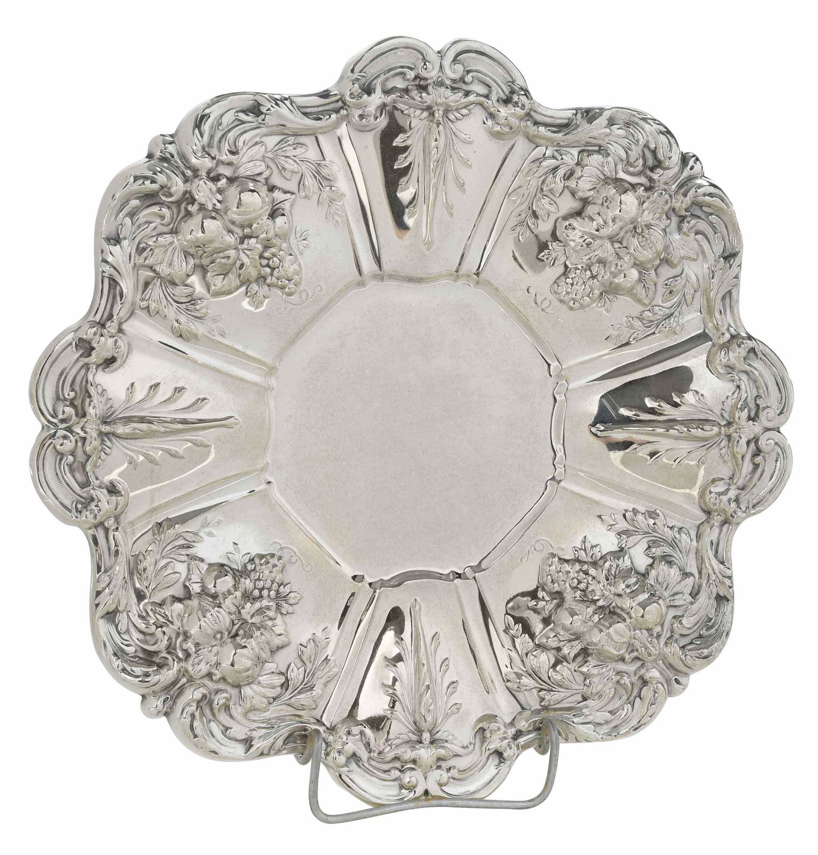 Francis I Sterling Round Tray (1 of 5)