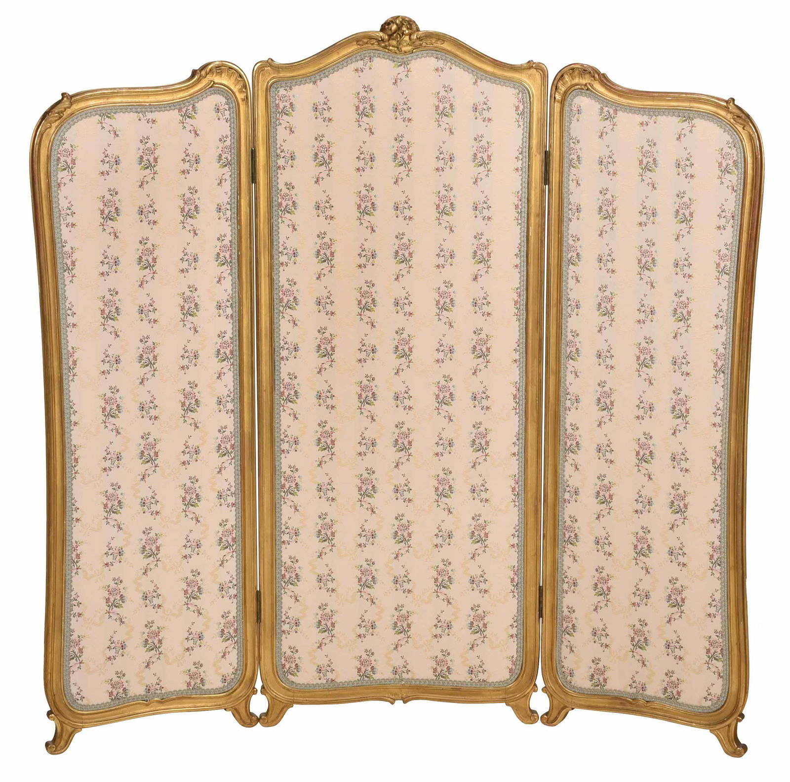 Louis XV Style Carved and Giltwood Room Screen (1 of 4)
