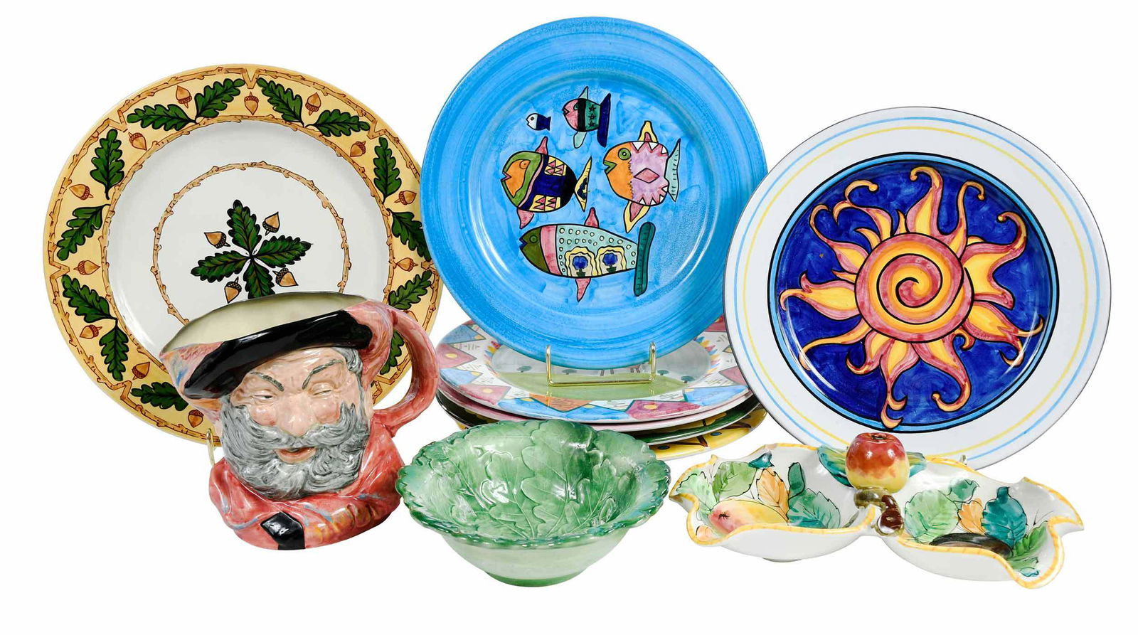 21 Assembled Ceramic Mugs, Bowls, Serving Pieces (1 of 8)