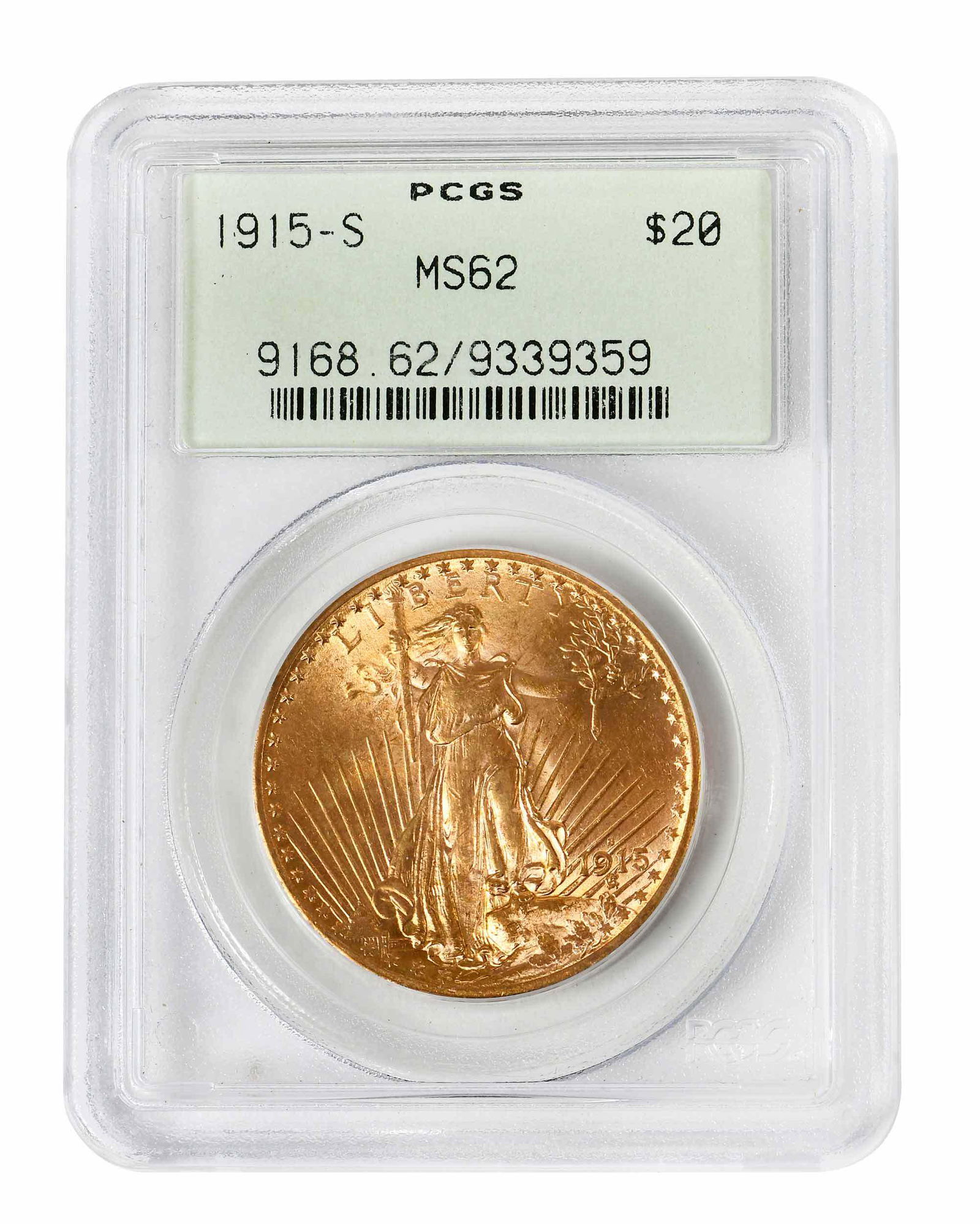 1915-S St. Gaudens $20 Gold Coin (1 of 4)